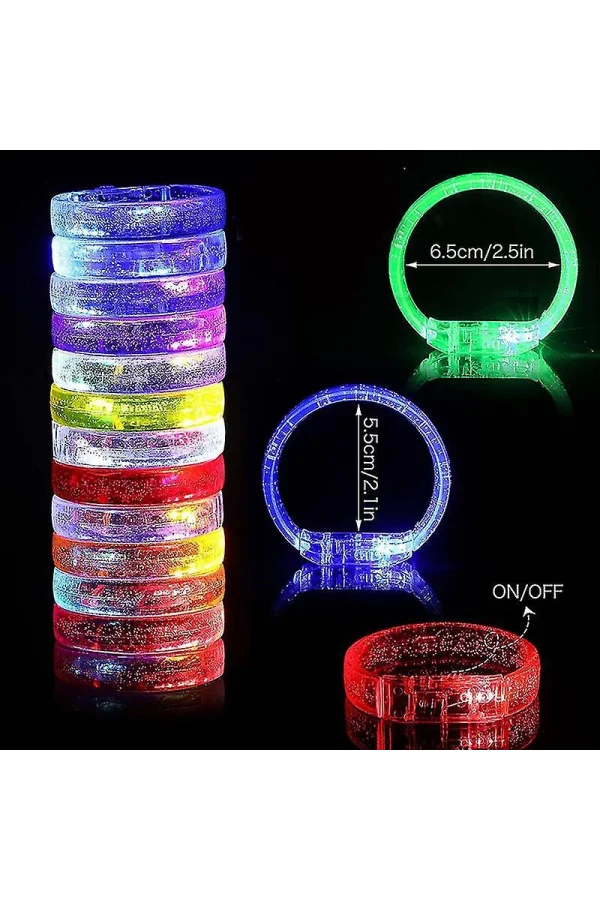 LED Işıklı Pilli Bileklik