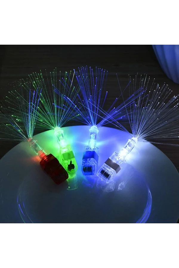 4lü LED Işıklı Renkli Püskül