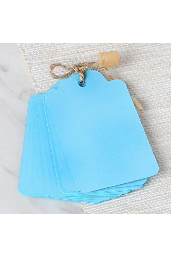 Loren 10lu Mavi Etiket ve Klipsli Etiket İpi