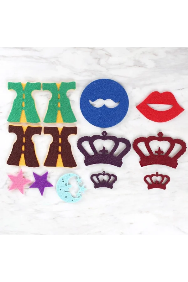 Loren 10 Paket Parti Konseptli Keçe Set-2