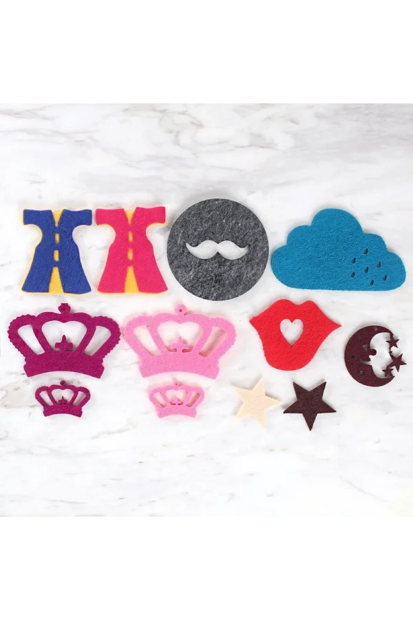 Loren 10 Paket Parti Konseptli Keçe Set-3