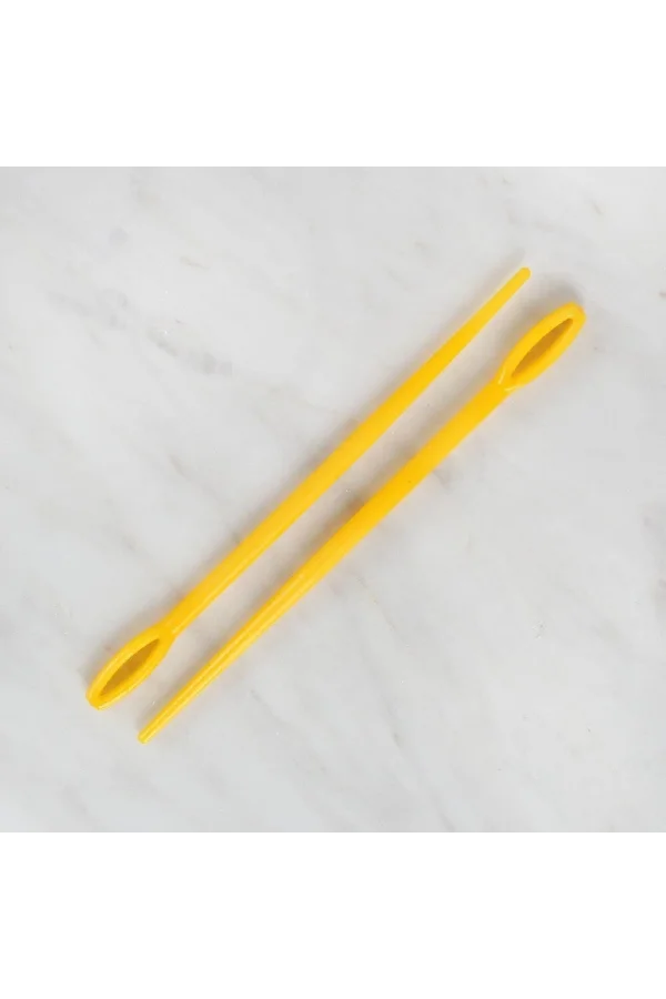 Loren 2 li Plastik Sarı Yün İğnesi
