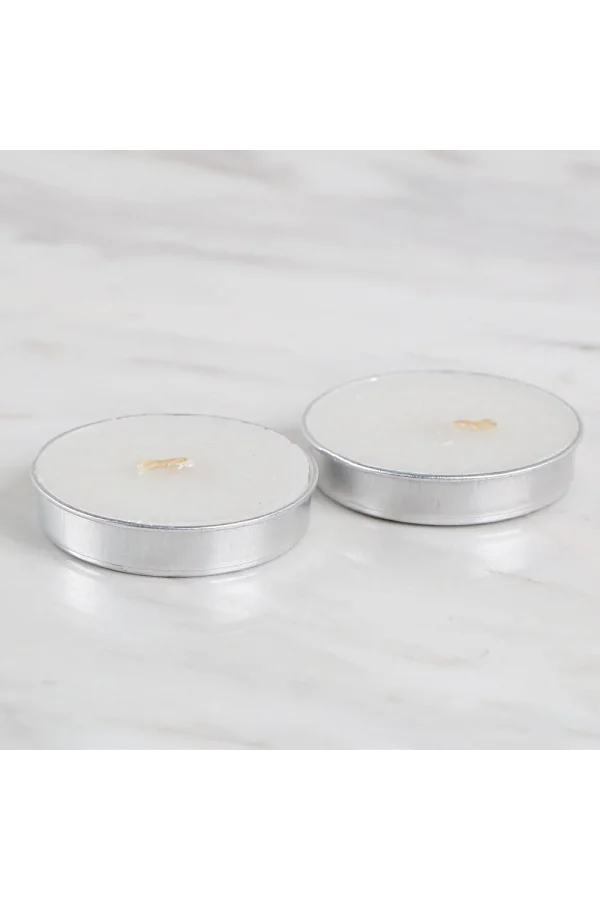 Loren 2li Tealight Mum Beyaz