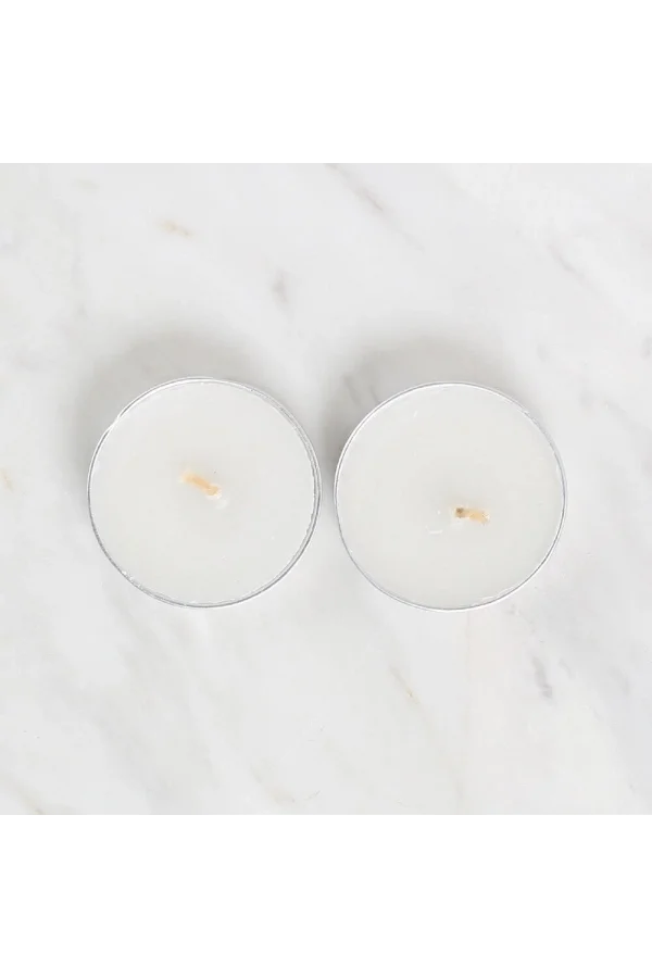 Loren 2li Tealight Mum Beyaz