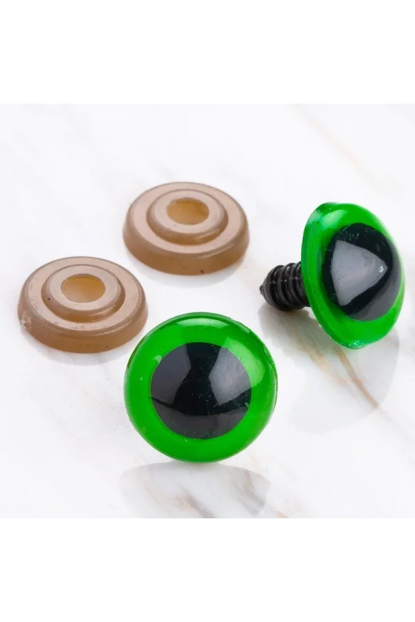 Loren 20 mm Yeşil 5 Çift Amigurumi Göz