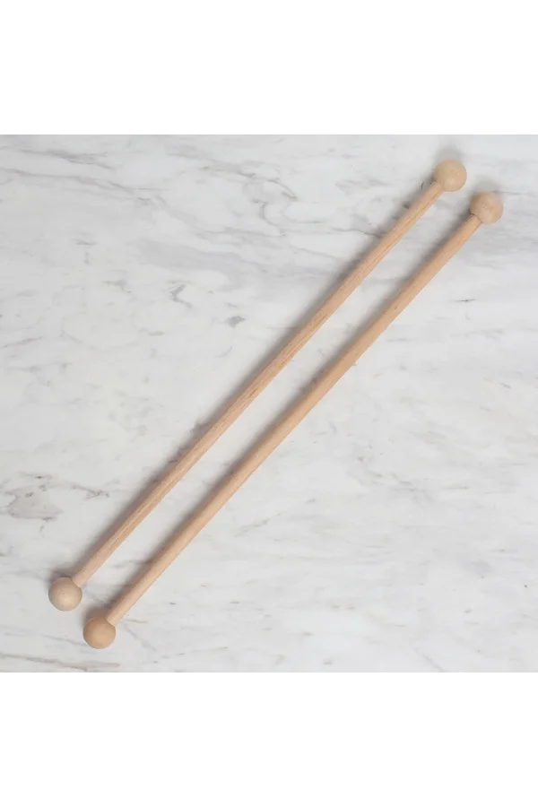 Loren 25 cm 1 Çift Ahşap Çubuk Başlıklı