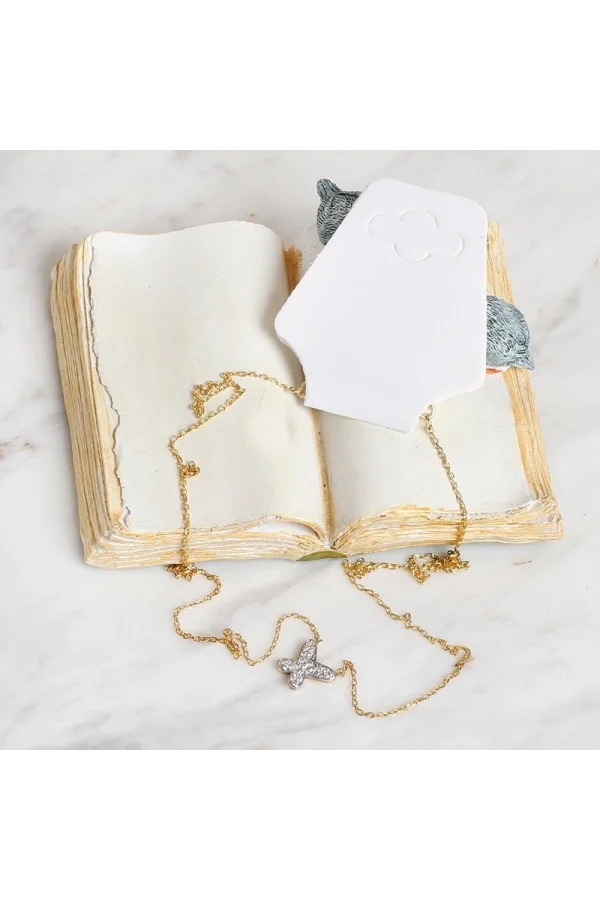 Loren 25li Katlanabilir Beyaz Takı Kolye ve Bilek