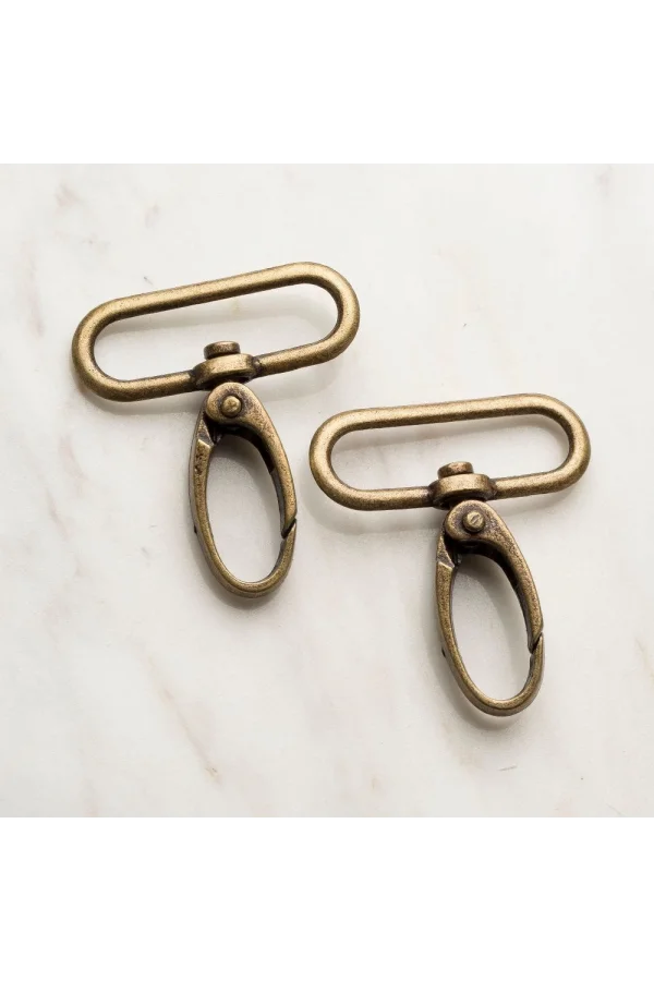 Loren 3 cm 2 li Makrome Koyu Altın Rengi Anahtarlı