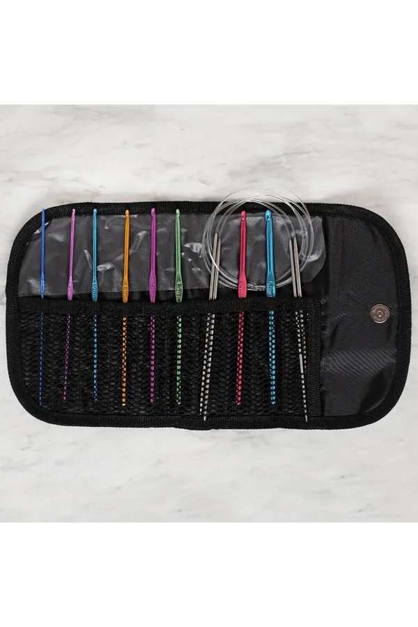 Loren Çantalı Tığ ve Örgü Aksesuarları Seti