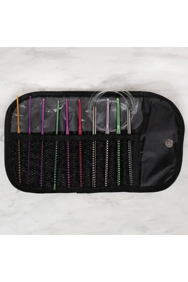 Loren Çantalı Tığ ve Örgü Aksesuarları Seti