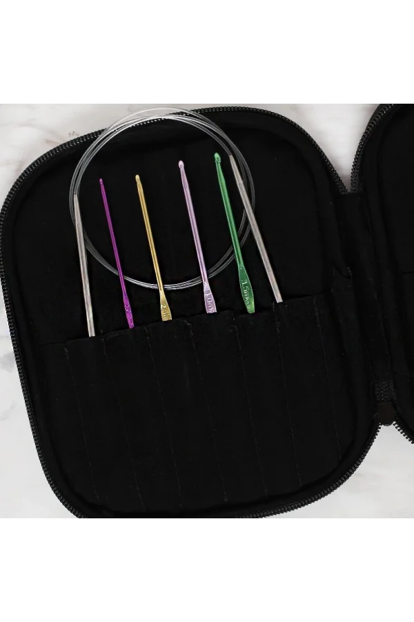 Loren Çantalı Tığ ve Örgü Aksesuarları Seti