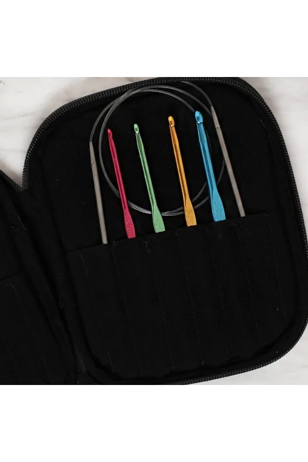 Loren Çantalı Tığ ve Örgü Aksesuarları Seti