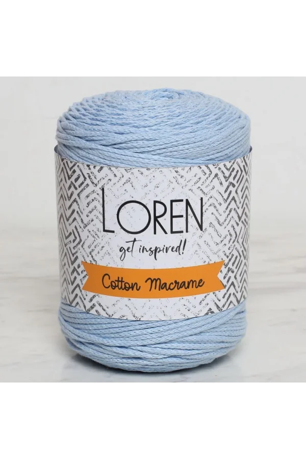 Loren Cotton Macrame Bebe Mavi - R051 - 34375
