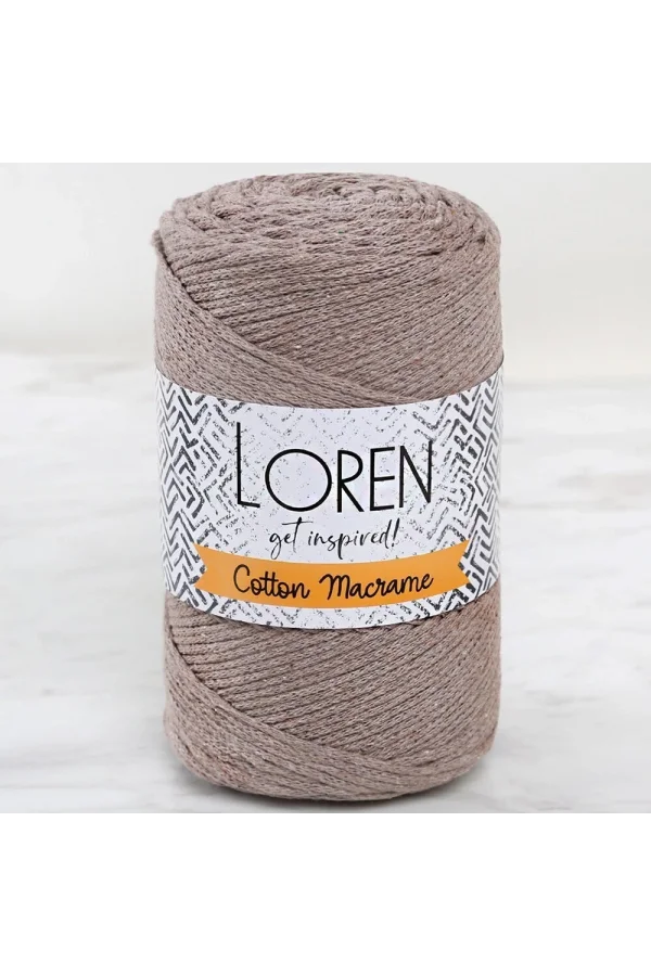 Loren Cotton Macrame Bej - R143 - 34365