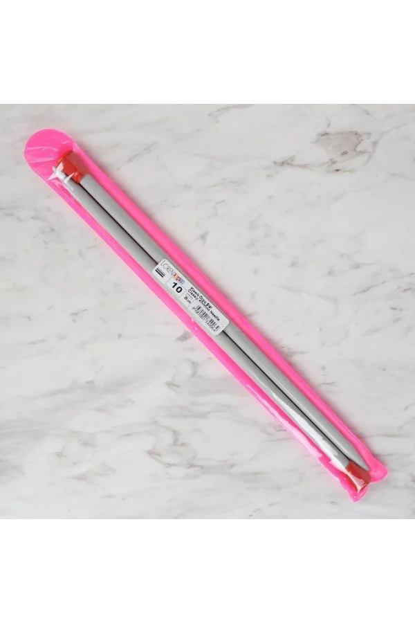 Loren Crafts 10 mm 35 cm Klasik Alüminyum Örgü Şiş