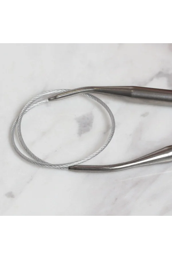 LOREN CRAFTS 7 MM ÇELİK MİSİNALI ŞİŞ  40 CM