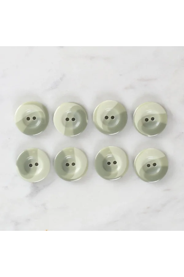 Loren Crafts 8li Düğme Yeşil- 1127
