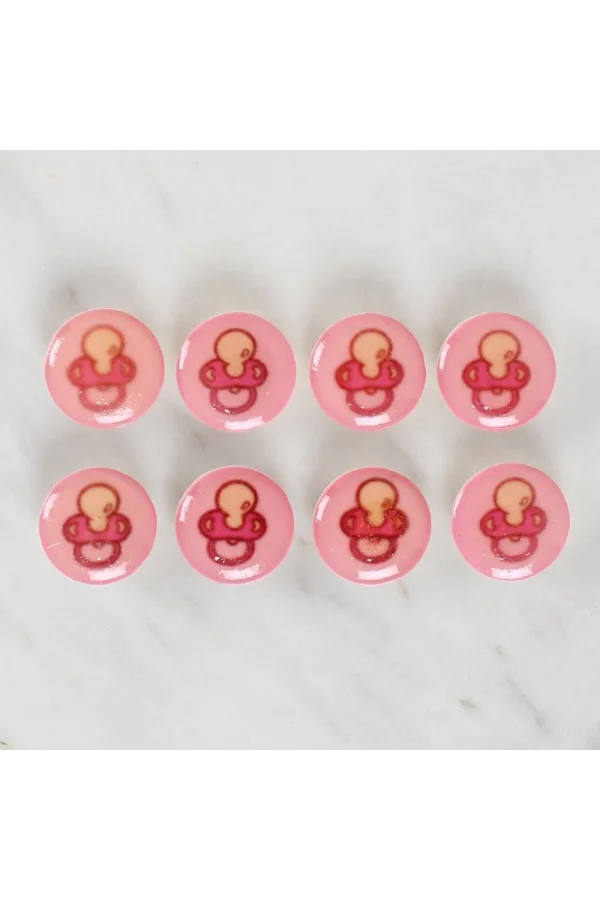 Loren Crafts 8li Emzik Düğme - 1007