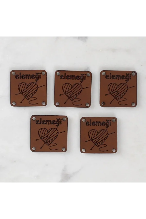 Loren Crafts Elemeği Deri Arma 5 Adet - 1566