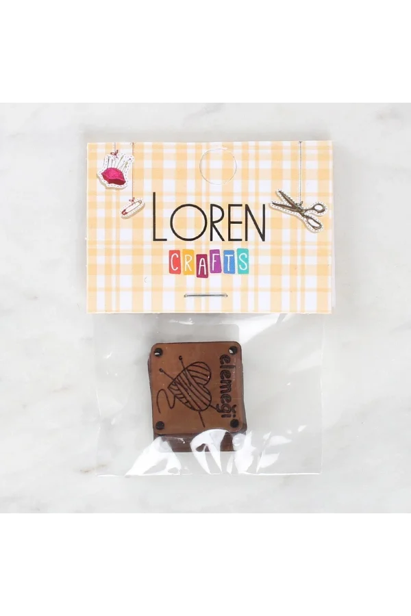 Loren Crafts Elemeği Deri Arma 5 Adet - 1566