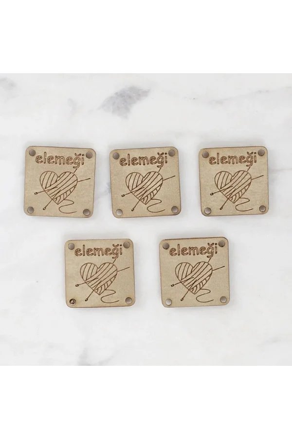 Loren Crafts Elemeği Deri Arma 5 Adet - 1569