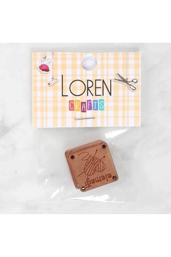 Loren Crafts Elemeği Deri Arma 5 Adet - 1571