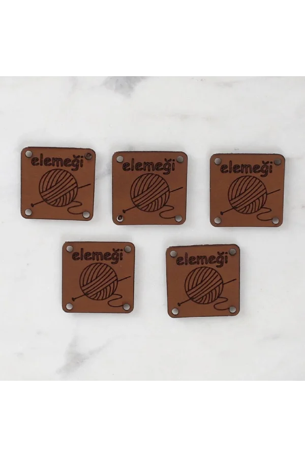 Loren Crafts Elemeği Deri Arma 5 Adet  - 1585