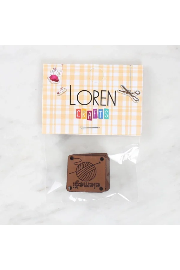 Loren Crafts Elemeği Deri Arma 5 Adet  - 1585