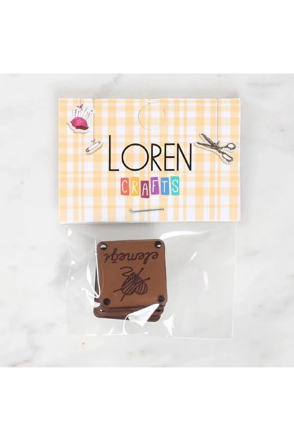 Loren Crafts Elemeği Deri Arma 5 Adet - 1587