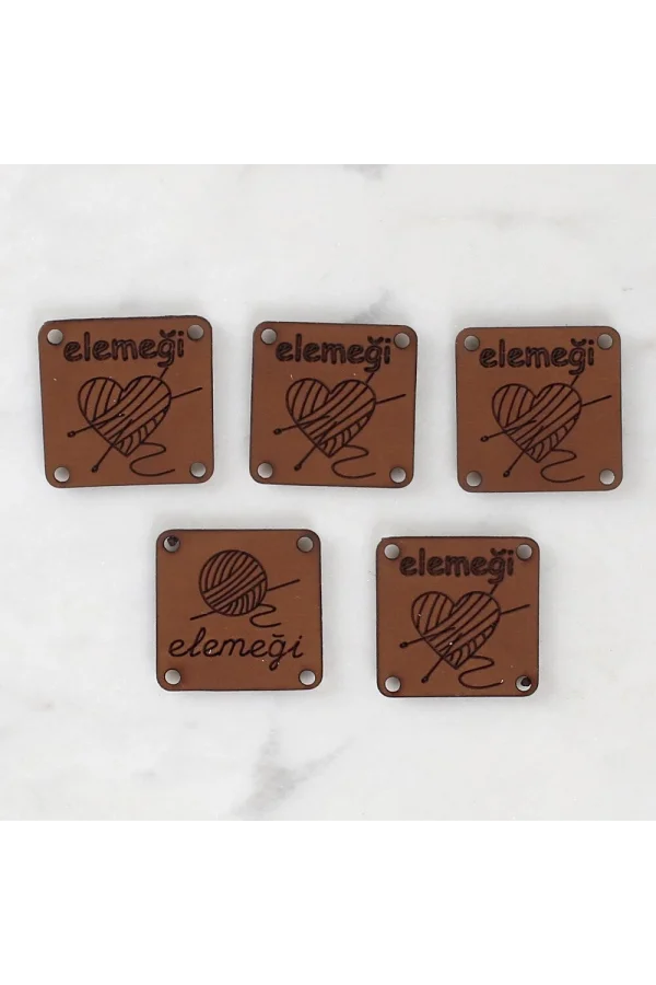 Loren Crafts Elemeği Deri Arma 5 Adet - 1588