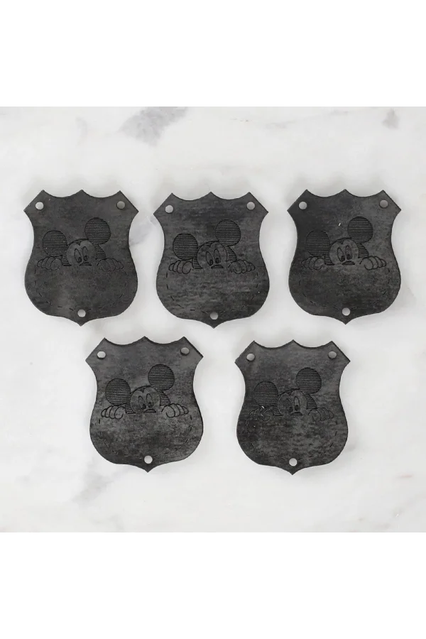 Loren Crafts Figürlü Deri Arma 5 Adet - 1576