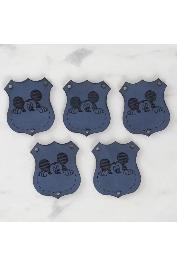 Loren Crafts Figürlü Deri Arma 5 Adet - 1577