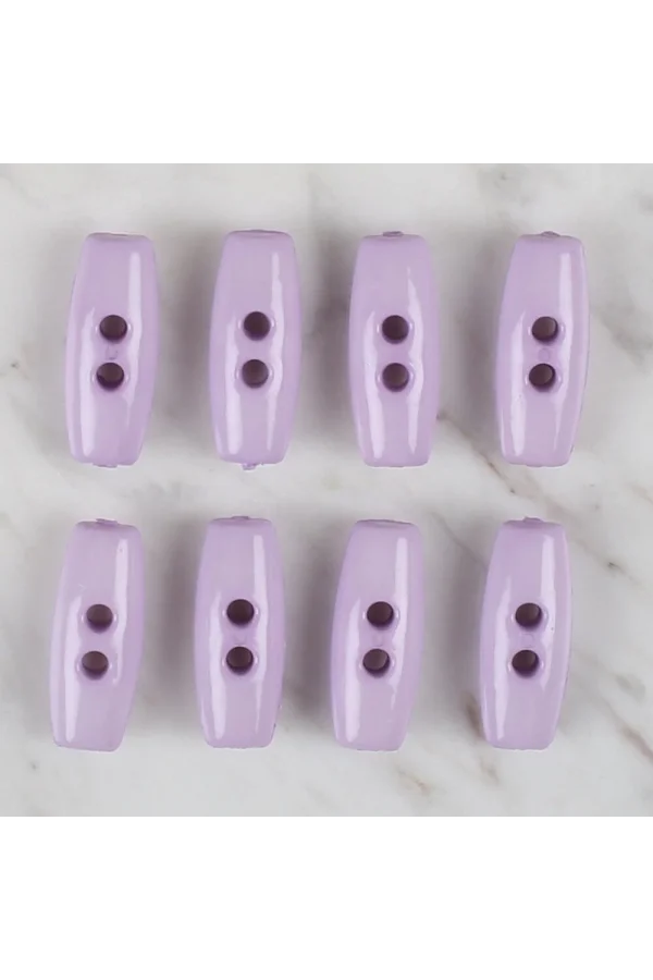 Loren Crafts lila 8 li çoban düğmesi - 60