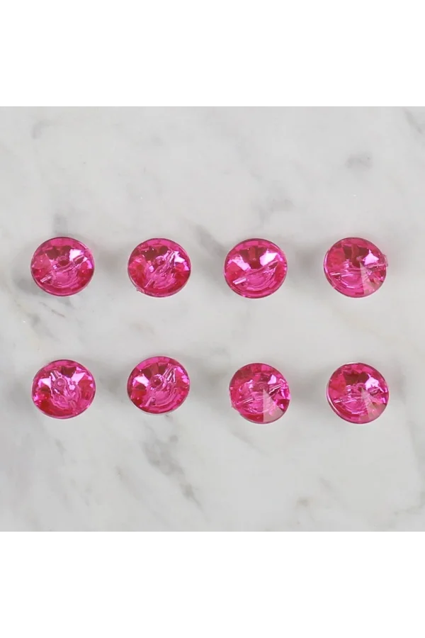 Loren Crafts pembe 8 li düğme - 203