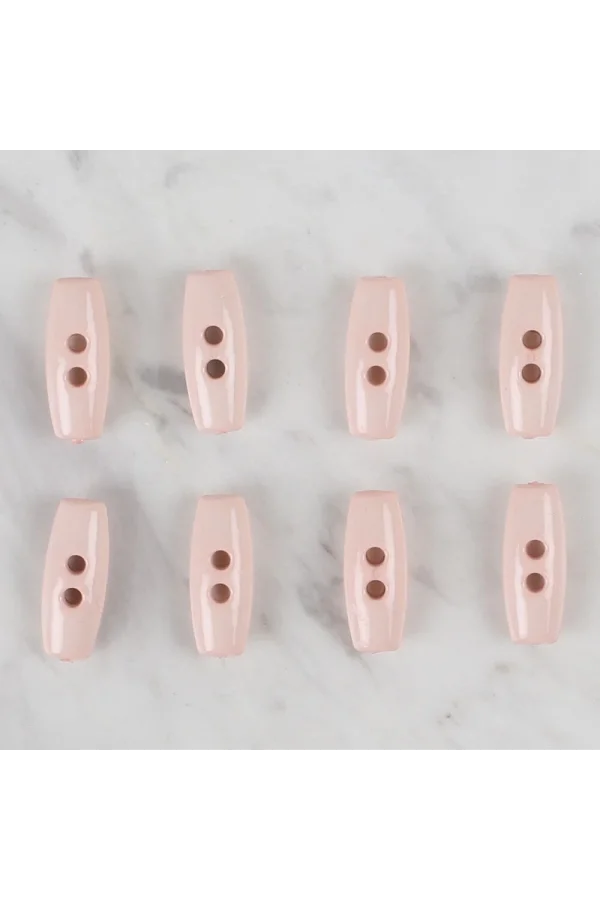Loren Crafts pudra pembe 8 li çoban düğmesi - 70