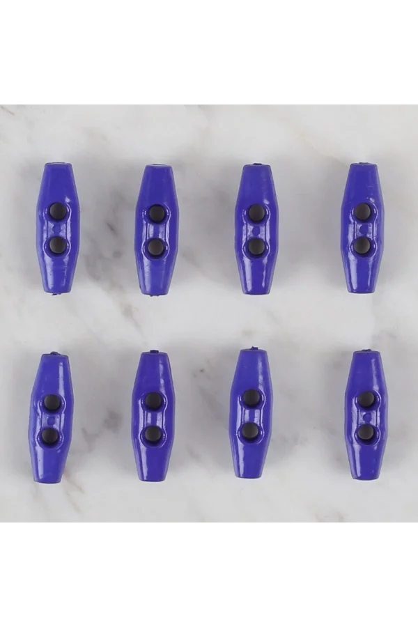 Loren Crafts saks mavi 8 li çoban düğme - 105