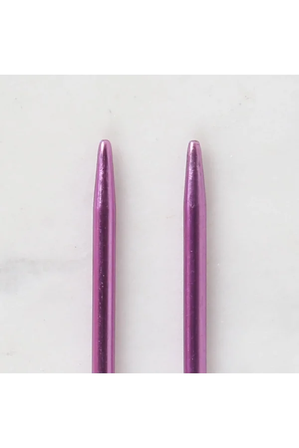 Loren Cratfs 2,5 mm 35 cm Mor Metal Örgü Şişi - LR