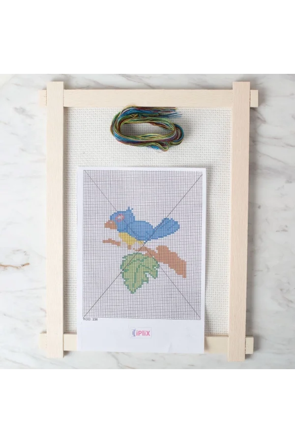 Loren Etamin İşleme Panosu Kiti Kuş - Kod:236