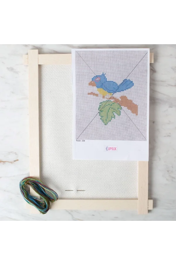 Loren Etamin İşleme Panosu Kiti Kuş - Kod:236