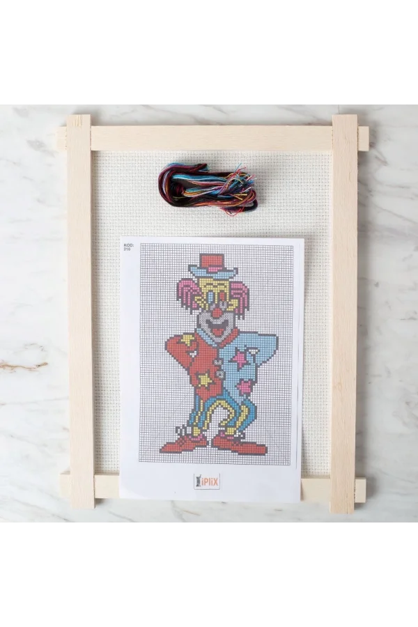 Loren Etamin İşleme Panosu Kiti Palyaço - Kod:216