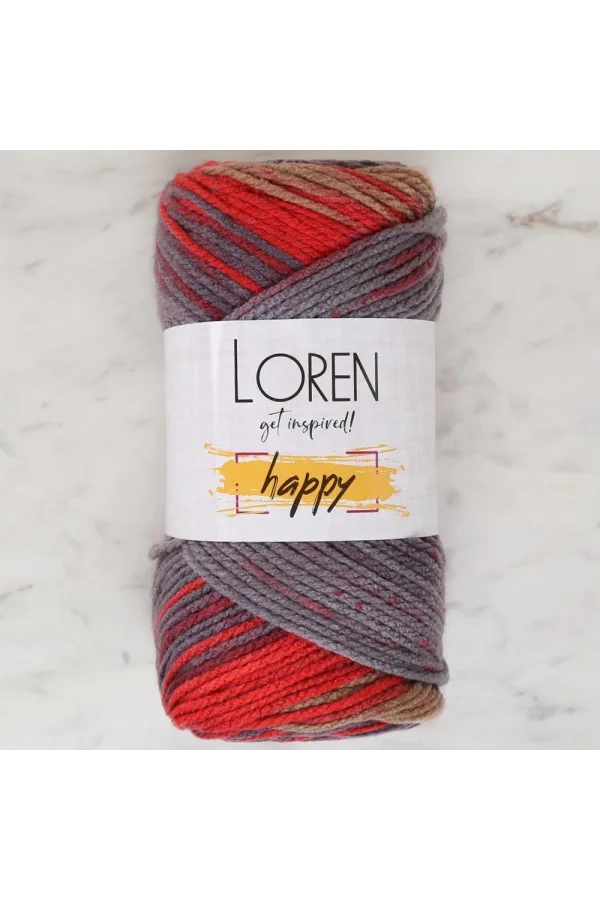 Loren Happy Ebruli El Örgü İpi - RH006 - 34291