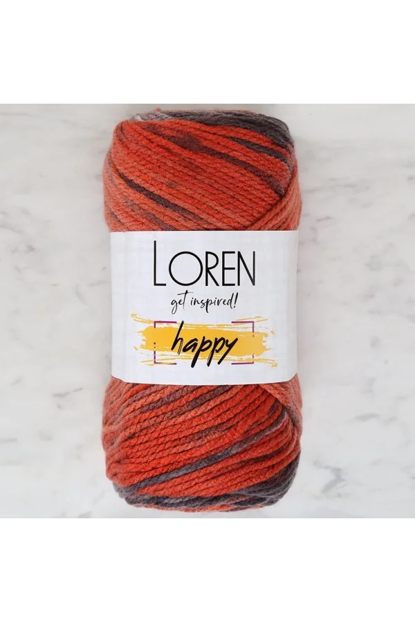 Loren Happy Ebruli El Örgü İpi - RH008 - 34293