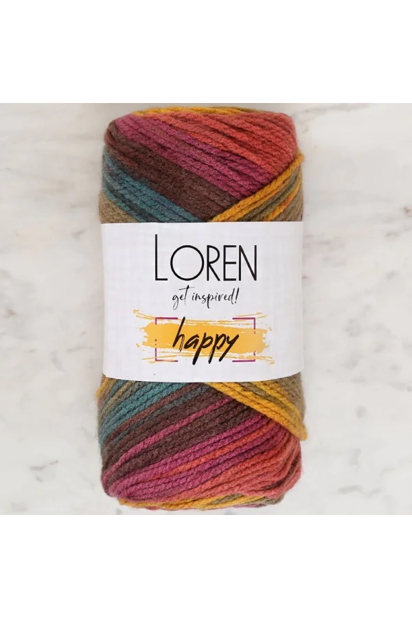 Loren Happy Ebruli El Örgü İpi - RH010 - 34295
