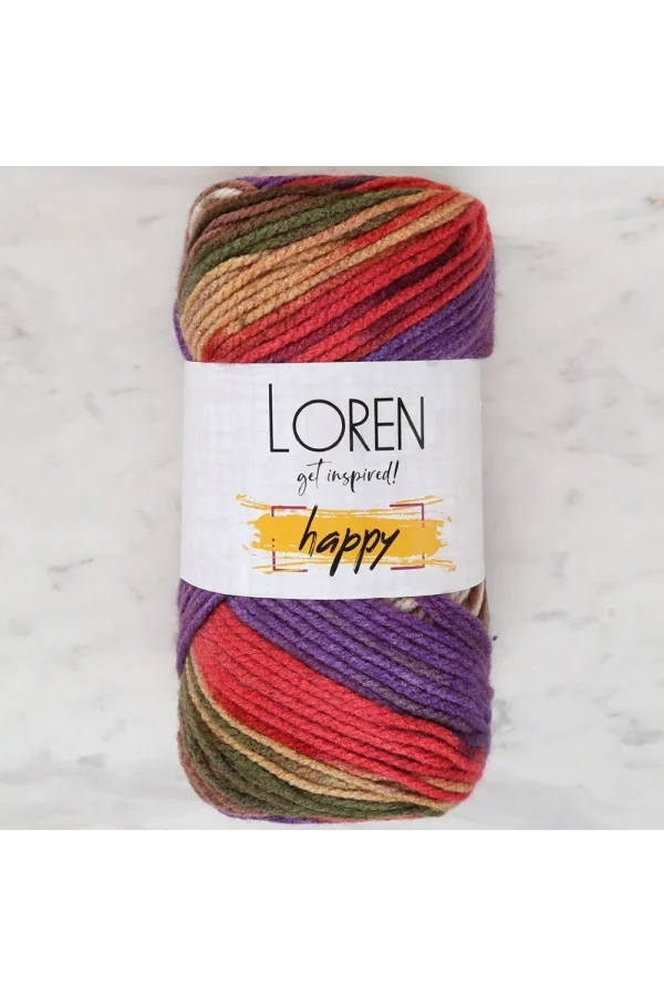 Loren Happy Ebruli El Örgü İpi - RH014 - 34299