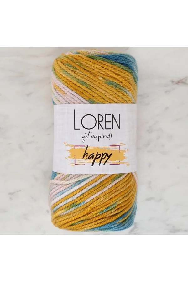 Loren Happy Ebruli El Örgü İpi - RH019 - 34304