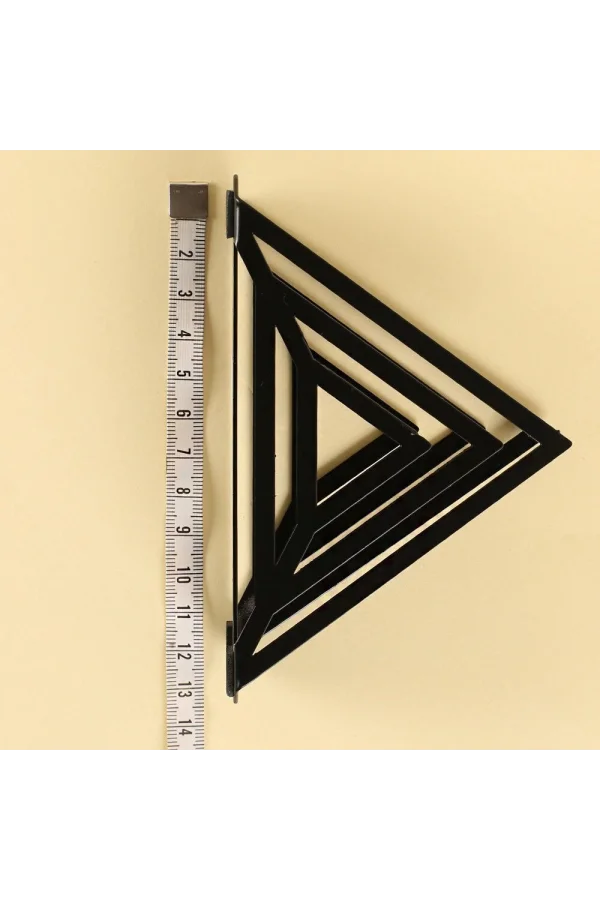 Loren Home Prizma Siyah Metal Peçetelik