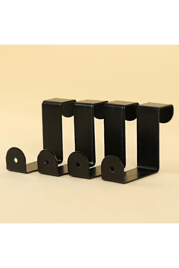 Loren Home Siyah Metal Kapı Askılığı