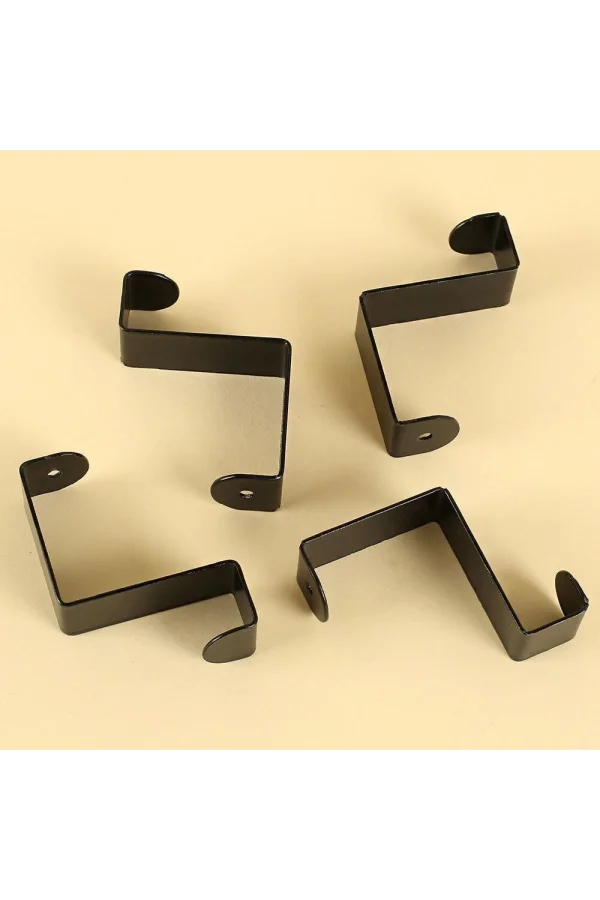 Loren Home Siyah Metal Kapı Askılığı