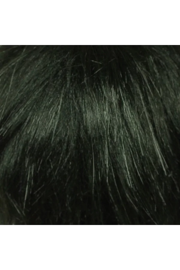 Loren Kırçıllı Koyu Yeşil Tüylü Ponpon