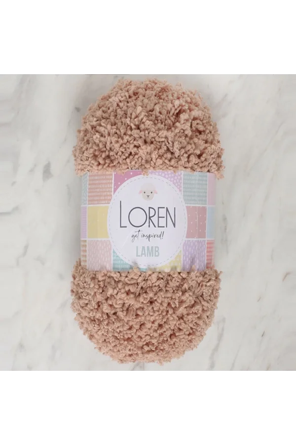 Loren Lamb Bej El Örgü İpi - R083 - 34421